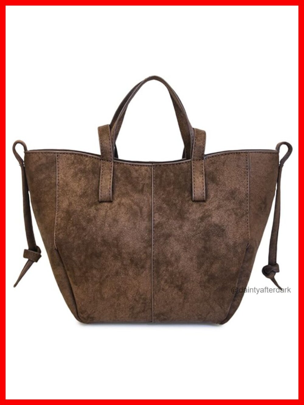 Small Faux Leather Tote Shoulder Bag Chic Handbag Purse for Travel Work